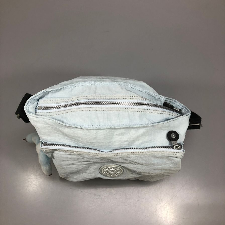 キプリング ショルダーバッグ ホワイト チャーム付き  kipling【AFE5】