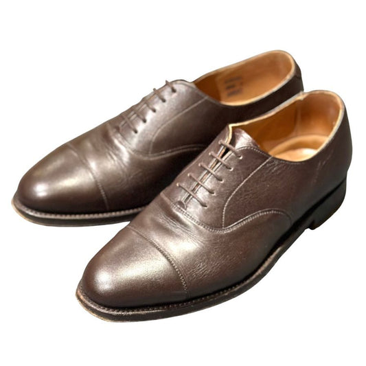 ロイドフットウェア レザーシューズ ストレートチップ  ダークブラウン  サイズUK6 Lloyd Footwear  約24.5cm【LA】【中古】