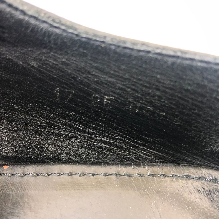 プラダ ドライビング レザーシューズ ブラック サイズ7 メンズ PRADA 約25.5cm【AFC44】