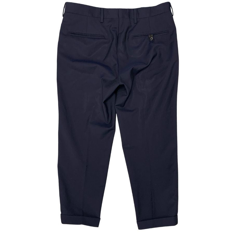 PRADA ネイビー スラックス Navy Techno stretch pants | PRADA