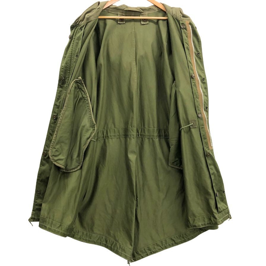 極美品◆モッズコート ライナー シェル 1951年製 メンズ サイズM グリーン系 Mods coat 【AFA9】