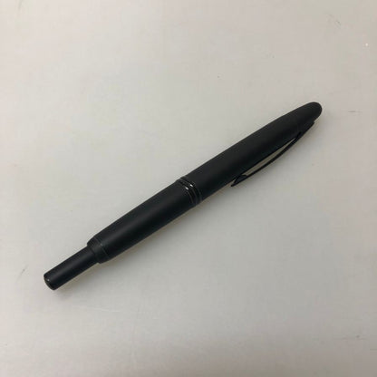 パイロット 万年筆 ノック式 キャップレス ペン先18K-750 マットブラック 黒 PILOT【AFI8】
