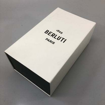 ベルルッティ サンダル レザー スリッポン サイラス オマーン スクリット カリグラフィ 3786 グレー メンズ サイズ9 Berluti 約27.5cm【AFD3】
