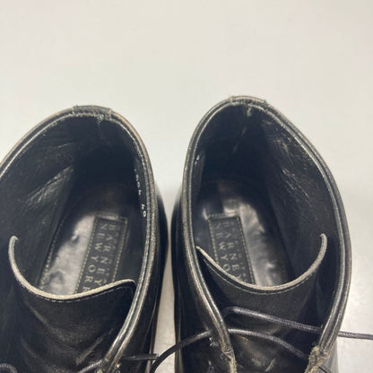 バーニーズニューヨーク ブーツ Uチップ ブラック メンズ サイズ40 BARNEYS NEW YORK 約25.0cm【AFC47】