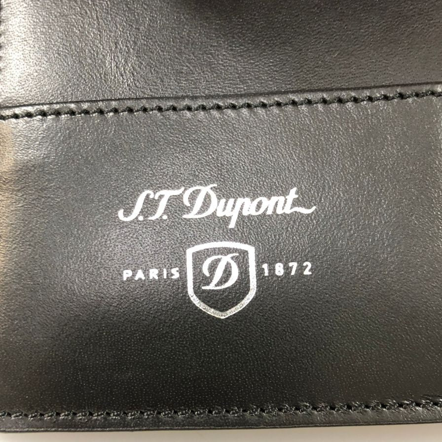 デュポン カードケース レザー 名刺入れ ブラック ST Dupont【AFB55】