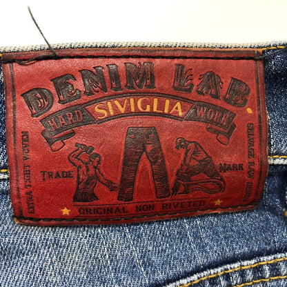 シビリア デニム パンツ Denim Lab パッチワーク加工 メンズ サイズ31 インディゴ SIVIGLIA 【AFB7】