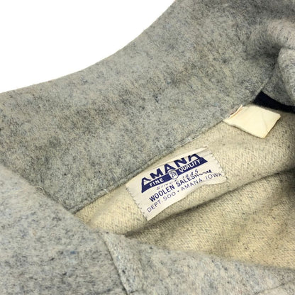 美品◆アマナ ウール ジャケット 60年代想定 グレー メンズ サイズL AMANA 【AFA17】