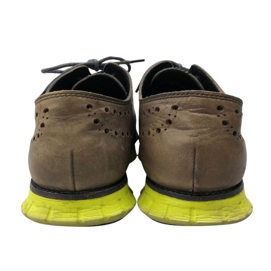 コールハーン レザースニーカー ゼログランド メンズ サイズ9.5 ブラウン C22061 COLE HAAN  zerogrand 約28.0cm【AFC45】