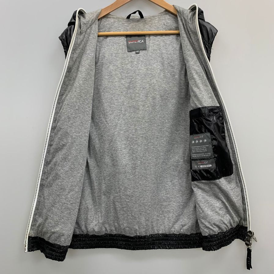 中古◆デュベティカ キルティング ダウンベスト パーカー切替 01816191 メンズサイズ 48 DUVETICA 【AFB35】