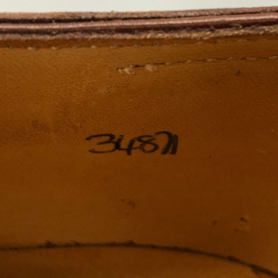 ジョンロブ レザーシューズ MARSTON プレーントゥ ブラウン メンズ サイズ7D 7000ラスト JOHN LOBB ビジネスシューズ 約25.5cm【LA】【中古】