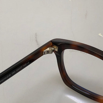 トムフォード  メガネ サングラス   TF6074-D-B 053 53□17 べっ甲 ブラウン TOM FORD【AFB52】