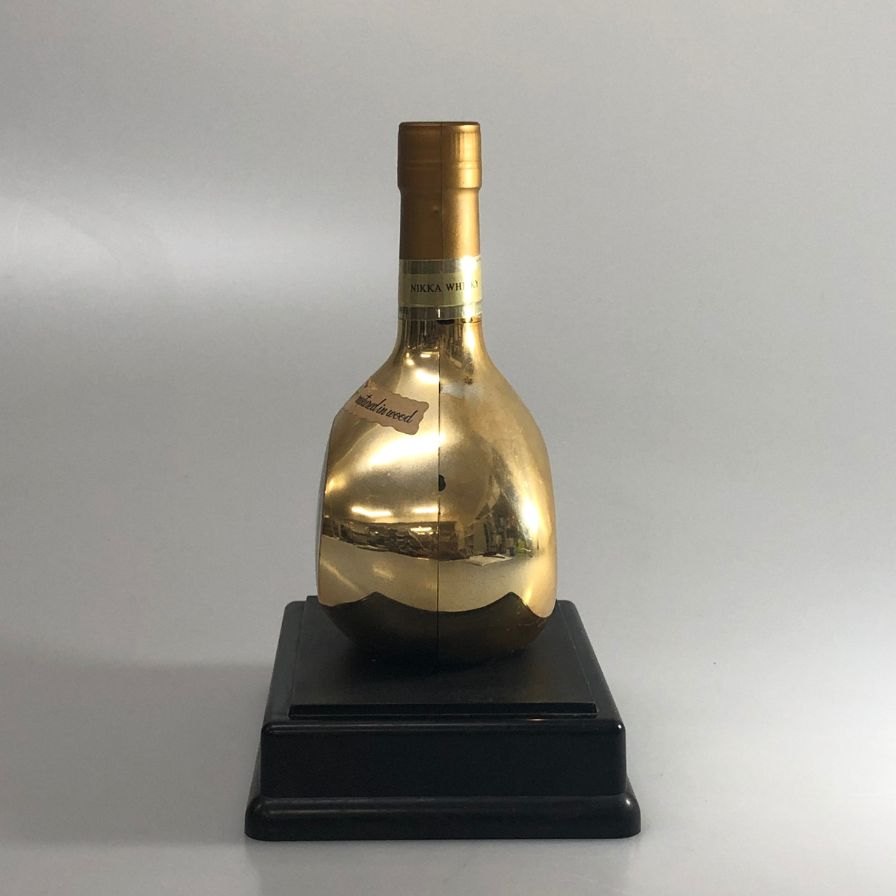 スーパーニッカウイスキー 置時計 ヴィンテージ ゴールド 【ジャンク品】SuperNIKKA【AFI28】【中古】