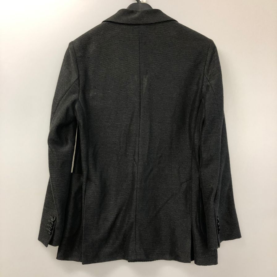 美品◆チルコロ テーラードジャケット ダブル リネン グレー系 メンズ サイズ 46 CIRCOLO 1901 【AFB11】