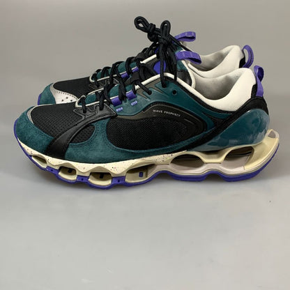 ミズノ×グラフペーパー スニーカー ウェイブプロフェシー B2 グリーン系 サイズ27cm Mizuno 約27.0cm【AFD15-2】
