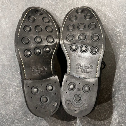 トリッカーズ レザーシューズ ロングウイングチップ M5164 ネイビー メンズ サイズUK7 Tricker’s ビジネスシューズ 約25.5cm【LA】【中古】