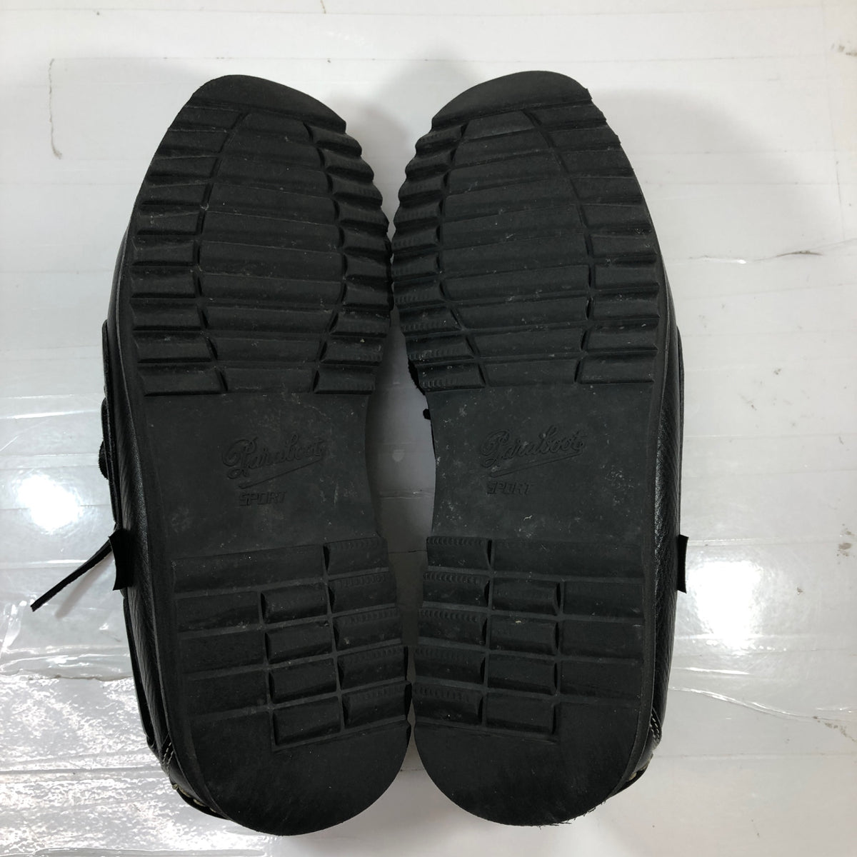 パラブーツ シップス デッキシューズ バース シボ革 バイカラー 2トーン ブラック メンズ サイズUK7.5 PARA BOOT BARTH 約26.0cm【AFC41】