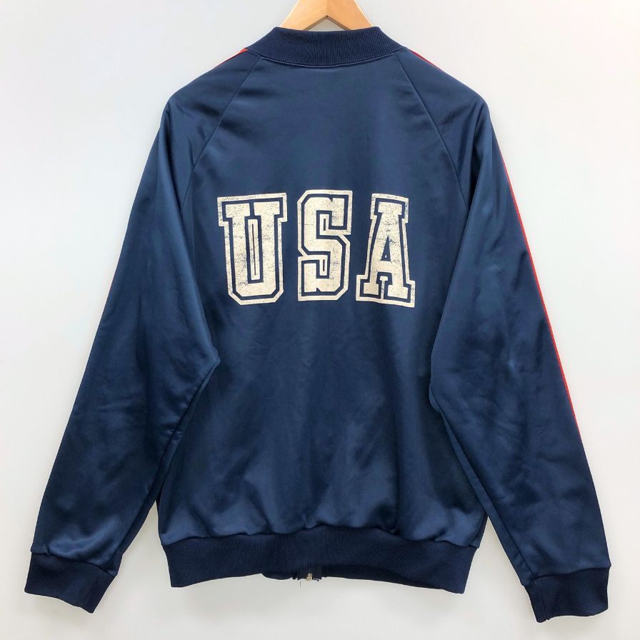 美品◇アディダス トラックジャケット USA製 バックプリント