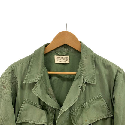 中古◆ニューエアーヴィンテージ ジャングルファティーグ ジャケット USミリタリー カーキ メンズ サイズ不明 NEW AIR VINTAGE JUNGLE FATIGUE JACKET 【AFB35】