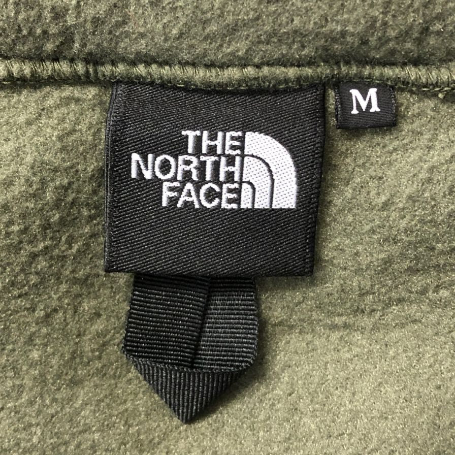 美品◆ザノースフェイス デナリフーディ フリース ジャケット NA72052 メンズ サイズ M ニュートープ グリーン系 THE NORTH FACE Denali Hoodie 【AFA22】