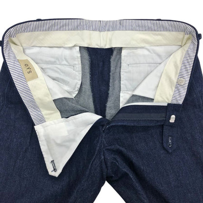 エスオー ストラスブルゴ スラックス パンツ デニム トラウザー インディゴ メンズ サイズ44 SO 【AFB4】