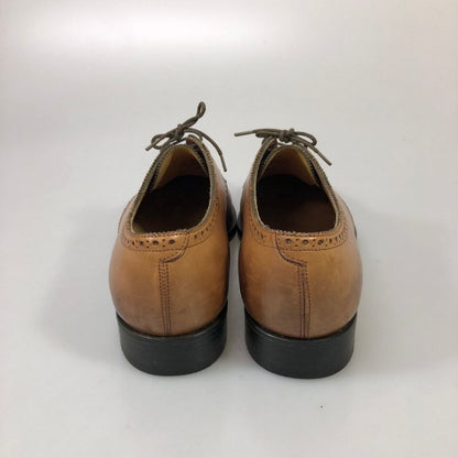 エドワードグリーン カーディフ セミブローグ ダービー ブラウン サイズUK8 EDWARD GREEN ビジネスシューズ 約26.0cm【LA】【中古】