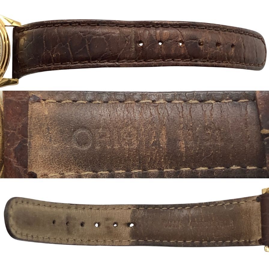 オリス 7403 オートマティック 腕時計 メンズ ゴールド ORIS【AFI4】