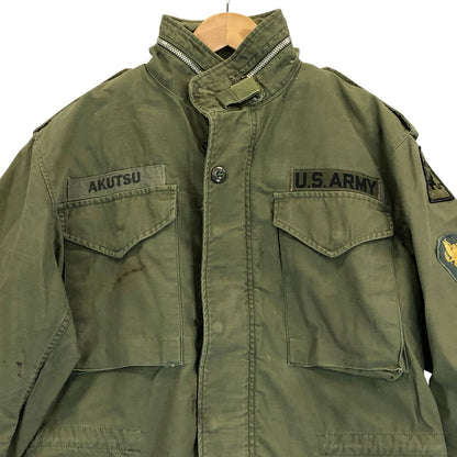 中古■M-65 U.S ARMY 米軍支給 ミリタリージャケット 67~71年生産 セカンドモデル アルミジップ サイズS 【AFA10】