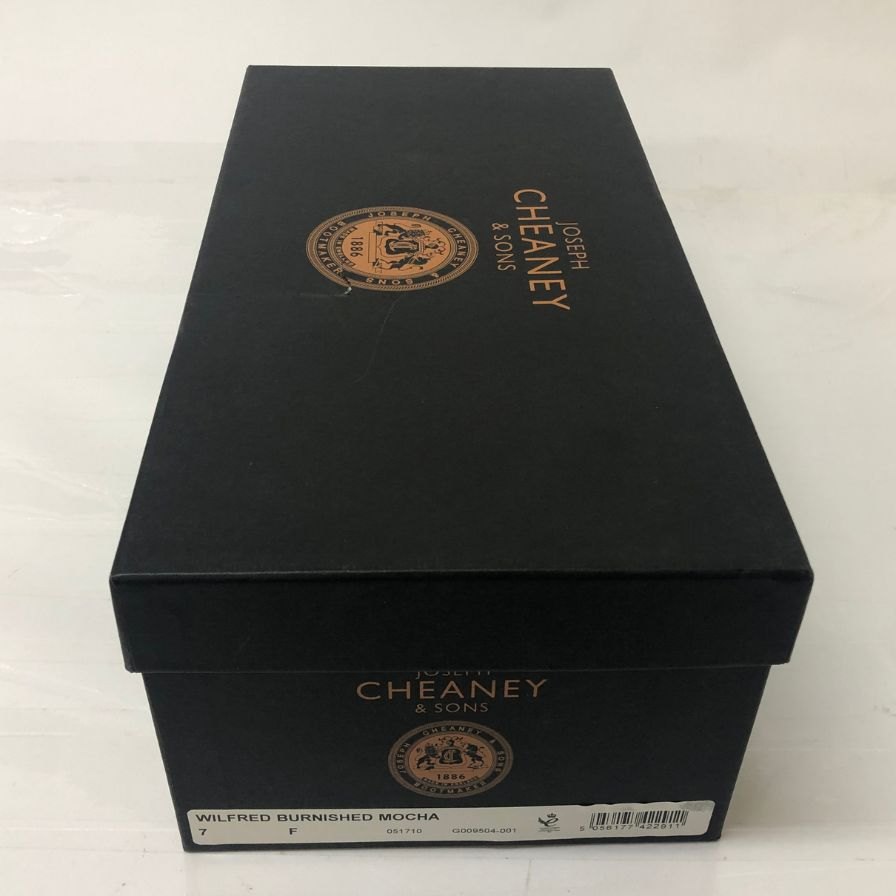 ジョセフチーニー セミブローグ ウィルフレッド カーフ ブラウン サイズUK7F JOSEPH CHEANEY 約25.5cm【AFD1】