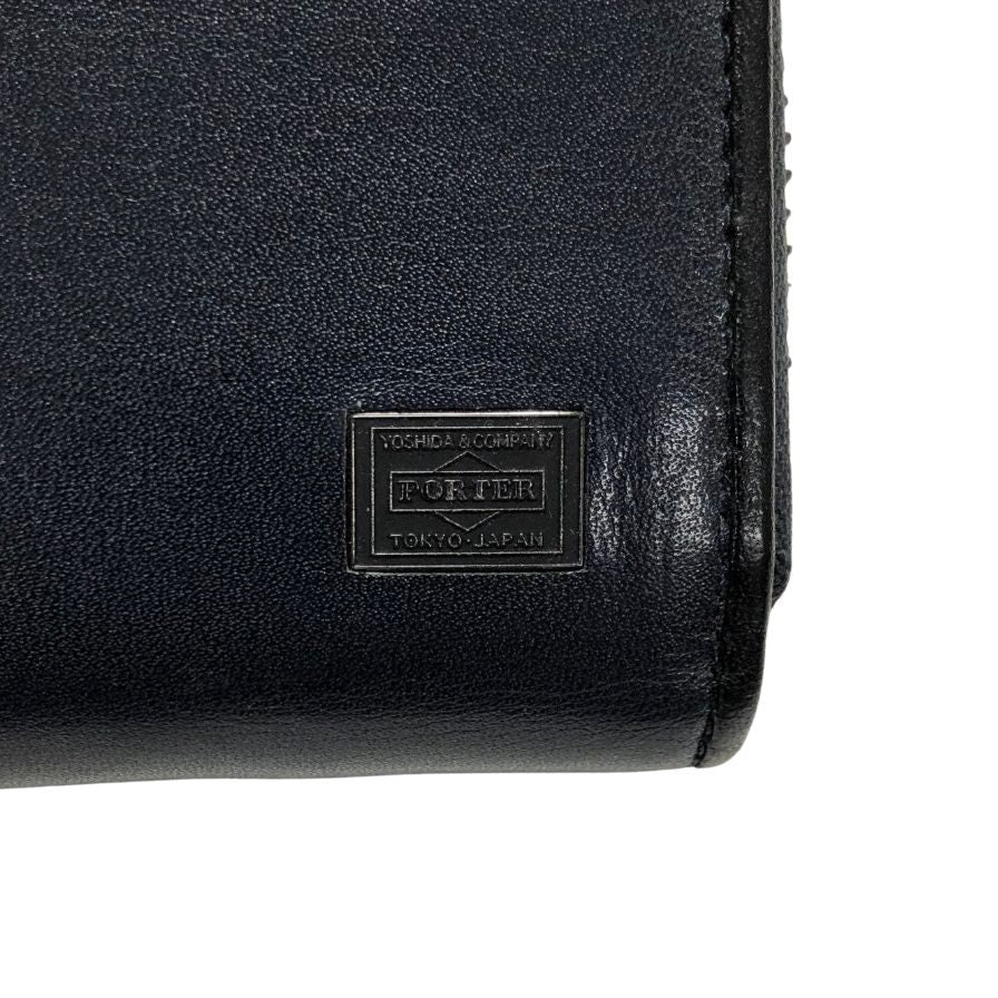 PORTER 黒 シボ革 L字コンパクト ブラック レザー 財布 Amazon | (ポーター) PORTER L字ファスナー財布 [LIFT/リフト] 1