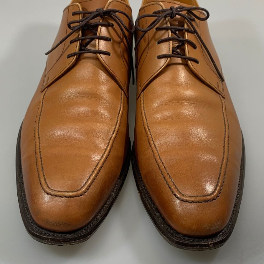 スコッチグレイン レザーシューズ Uチップ 919 カーフ ブラウン メンズ  サイズ26.5cm SCOTCH GRAIN 約26.5cm【AFC1】