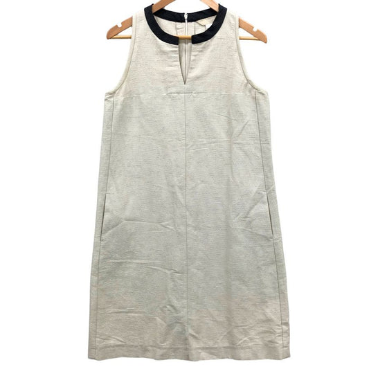 美品◆エス マックスマーラ リネン ノースリーブ ワンピース レディース サイズ 不明 ホワイト系 S Max Mara 【AFB5】