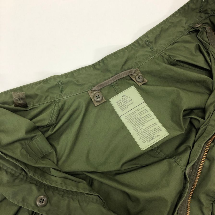 美品◆USアーミー フィールドパーカー フィッシュテイル SO-SEW STYLES社 1983年 メンズ カーキ サイズ 7080/9404 US ARMY 【AFA16】