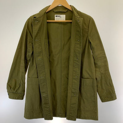 美品◆マーガレットハウエル カバーオール カーキ レディース サイズ1 MARGARET HOWELL 【AFB16】
