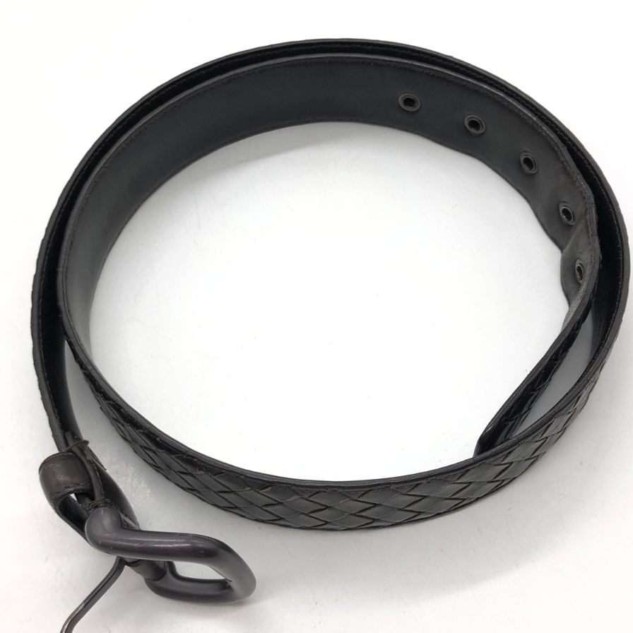 ボッテガヴェネタ イントレチャート ベルト ブラック Bottega【AFI18-3】