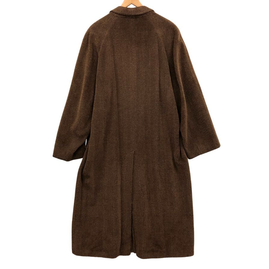 美品◆エルメネジルドゼニア ソフト コート チェスターコート ウール アルパカ混 ブラウン系 サイズ48 Ermenegildo Zegna soft 【AFF24】