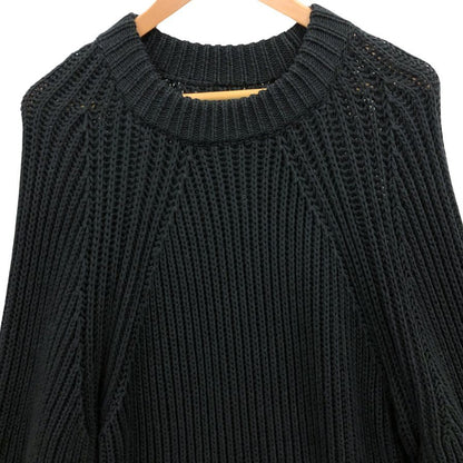美品◆エムエムシックスメゾンマルジェラ 19AW ニットワンピース ローゲージ ブラック レディース サイズS MM6 Maison Margiela 【AFB56】