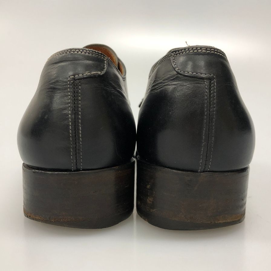 サントーニ レザーシューズ 6019 革靴 ブラック サイズ6.5 メンズ Santoni 約25.5cm【AFC9】