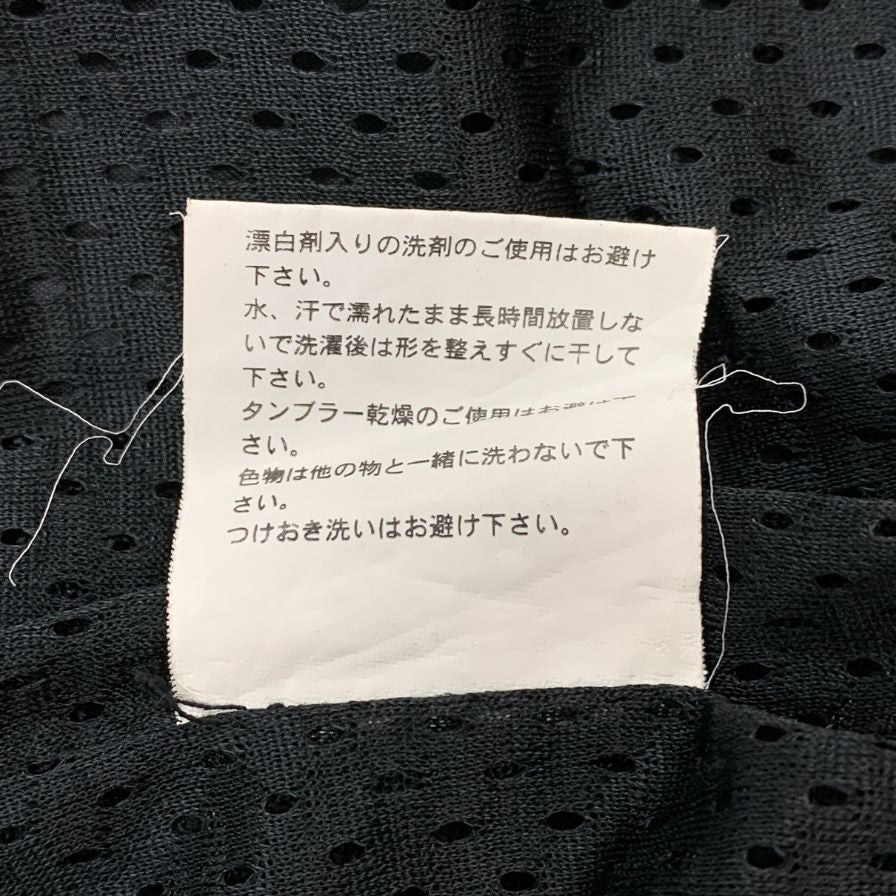 中古■ボンダッチ メッシュジャケット ワッペン 刺繍 ジップ メンズ ブラック サイズM Von Dutch 【AFB26】