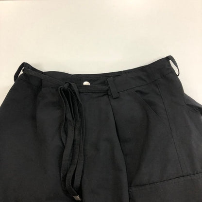 レース レ ソル カーゴパンツ ワイドパンツ レディース ブラック サイズS Rase le sol 【AFB22】