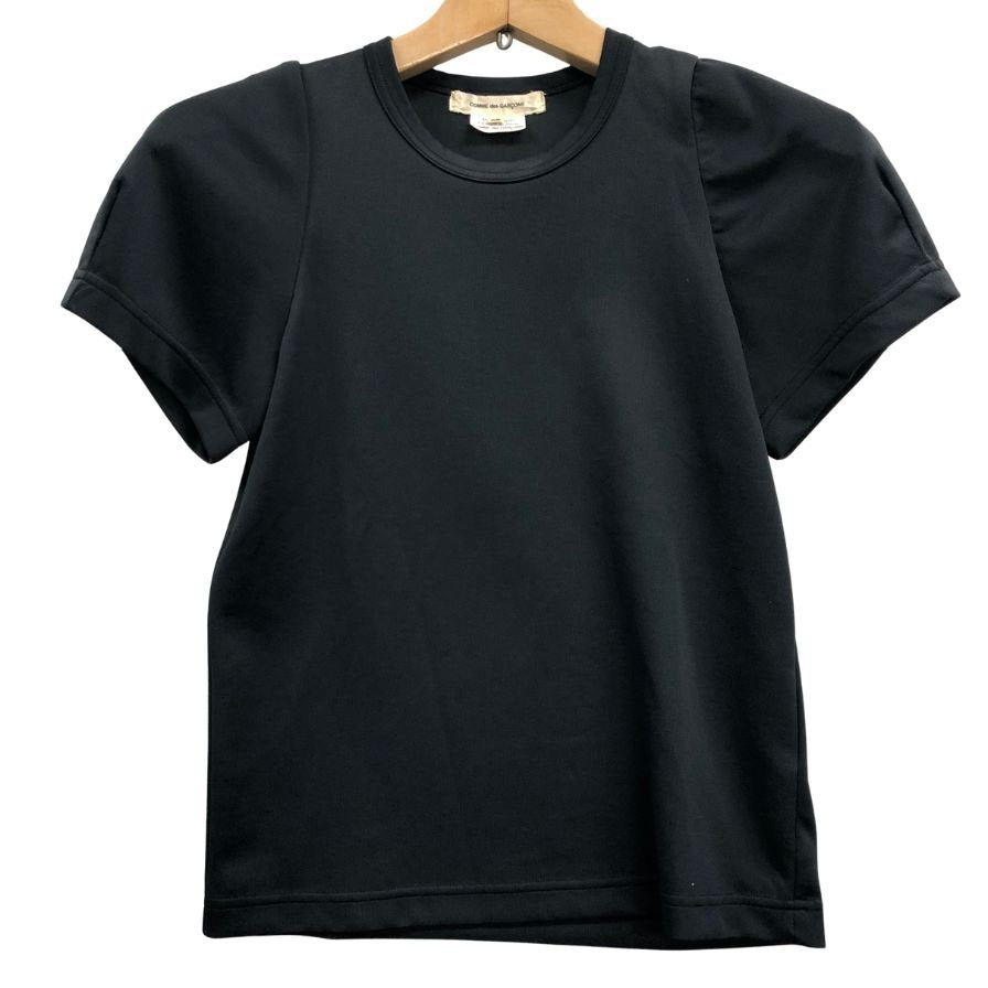 美品◆コムデギャルソン レディース Tシャツ GA-T014 AD2017 日本製 サイズXS ブラック COMME des GARCONS 【AFB39】