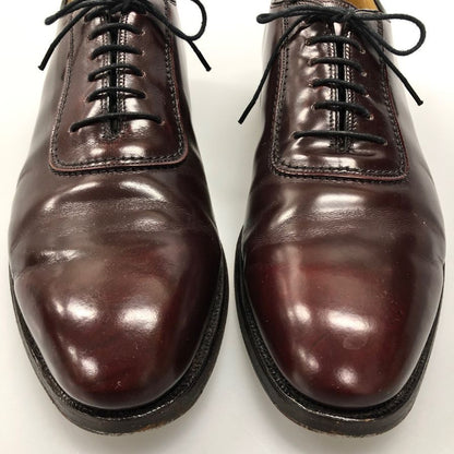 ジョンストン＆マーフィー レザーシューズ プレーントゥ 38878 サイズUS9D ボルドー Johnston and Murphy 約27.0cm【AFC28】