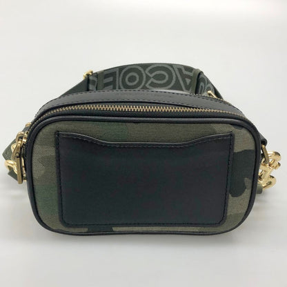 マークジェイコブス ショルダーバッグ スナップショット ザ カモ ジャカード レディース 総柄 ゴールド金具 MARC JACOBS【AFE5】