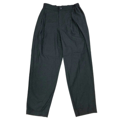 イッセイミヤケ パンツ 2タックロングパンツ IM03FF091 ウール レディース ブラック サイズ2 ISSEY MIYAKE 【AFB11】