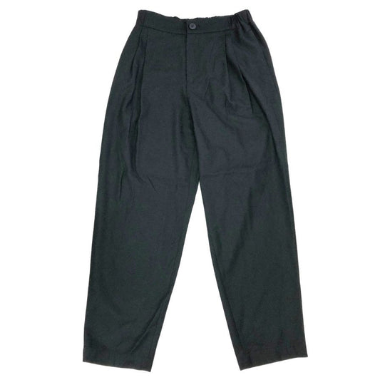 イッセイミヤケ パンツ 2タックロングパンツ IM03FF091 ウール レディース ブラック サイズ2 ISSEY MIYAKE 【AFB11】