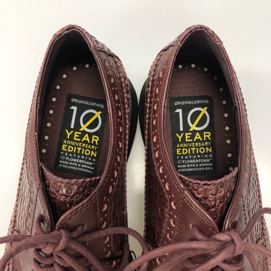 コールハーン レザーシューズ レザーシューズ オリジナルグランド ロングウィングオックスフォード ザイズ7 ブラウン メンズ COLE HAAN 約25.5cm【AFC3】