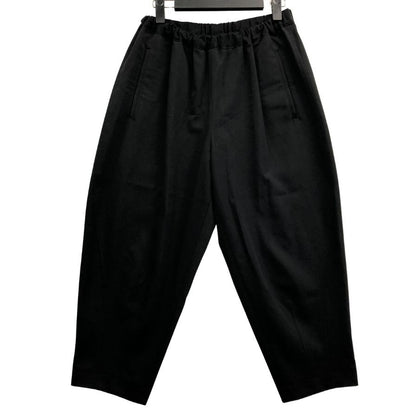 コムデギャルソン レディース クロップドパンツ ウエストゴム RE-P007 AD2019 日本製 サイズXS ブラック COMME des GARCONS 【AFB44】