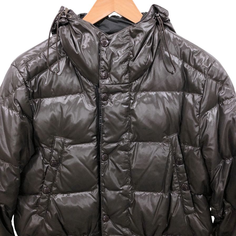 中古◆モンクレール ダウンジャケット ハリウッド ブラウン サイズ0 メンズ MONCLER HOLLYWOOD 【AFA18】