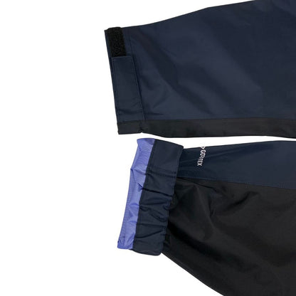 新品同様◆ザ ノースフェイス マウンテンレインテックスジャケット ネイビー×ブラック メンズ サイズL NP12333 THE NORTH FACE 【AFB12】