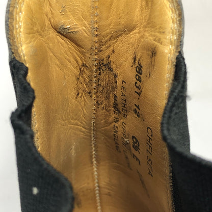 クロケット＆ジョーンズ CHELSEA サイドゴアブーツ カーフ ブラック サイズUK6.5E メンズ Crockett & Jones 約25.0cm【AFC50】