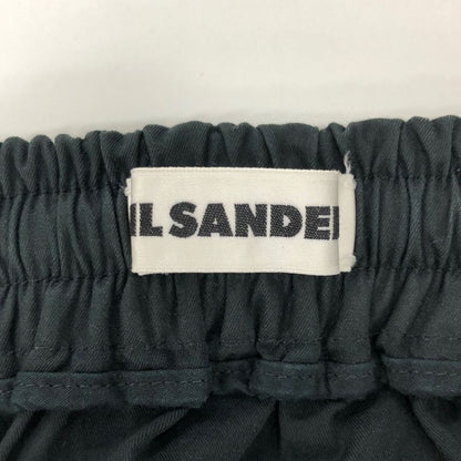 ジルサンダー 20AW ウエストイージーパンツ クロップド JSMR311918 メンズ サイズ46 ブラック JIL SANDER 【AFB47】